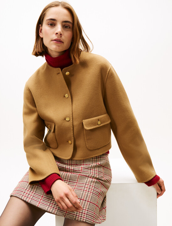 Double-Faced Wool Blend Jacket