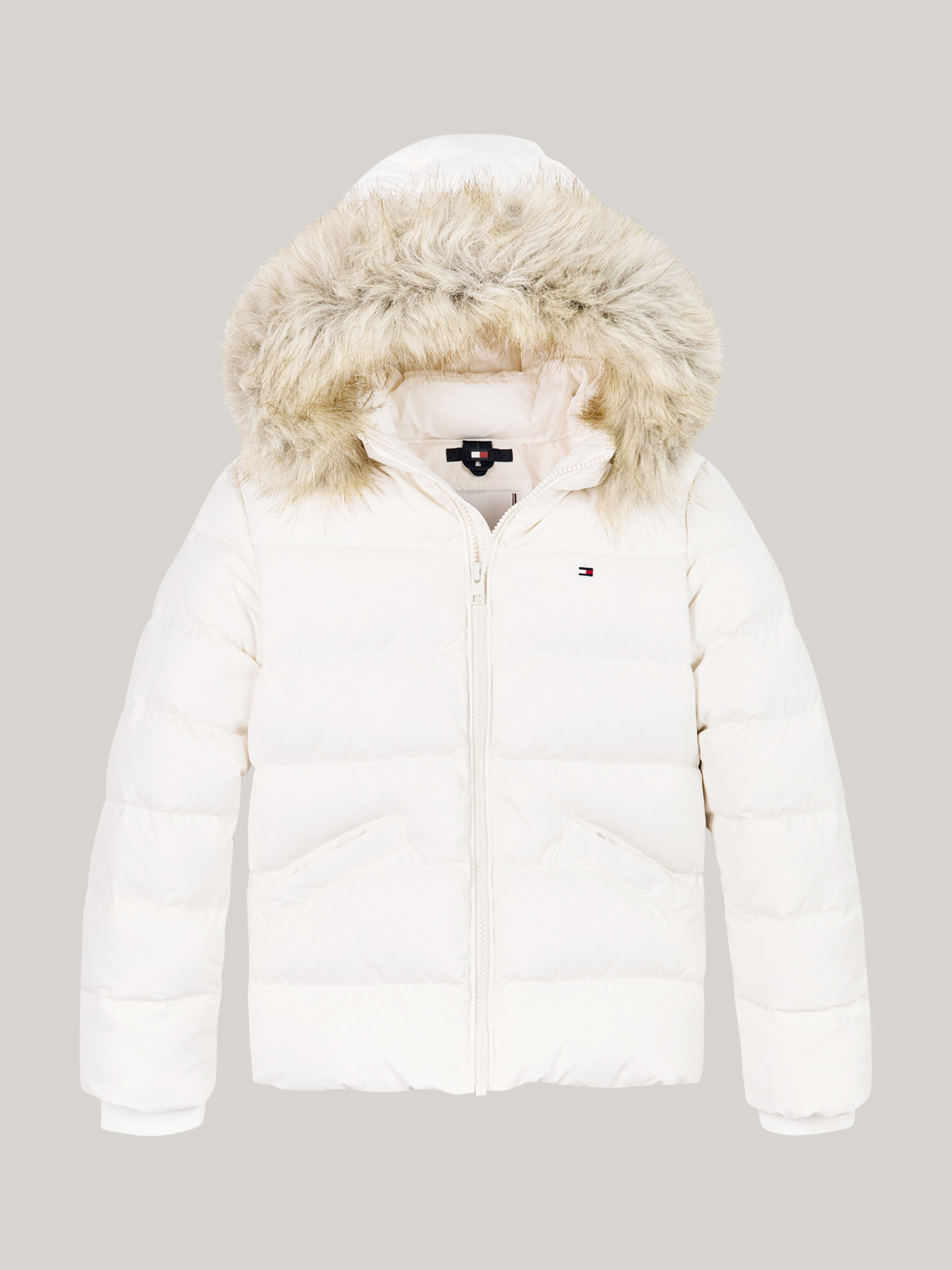 Tommy hilfiger faux fur jacket top