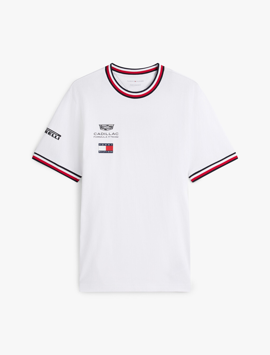 TH x Cadillac Formula 1&reg; 車隊復刻版 T 恤, White, hi-res