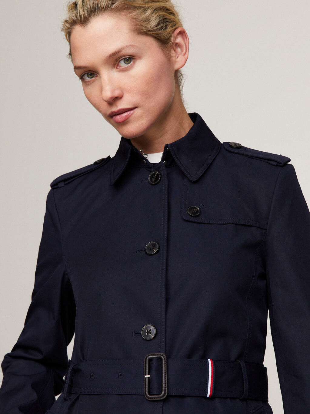 Heritage Single Breasted Trench, MIDNIGHT, hi-res