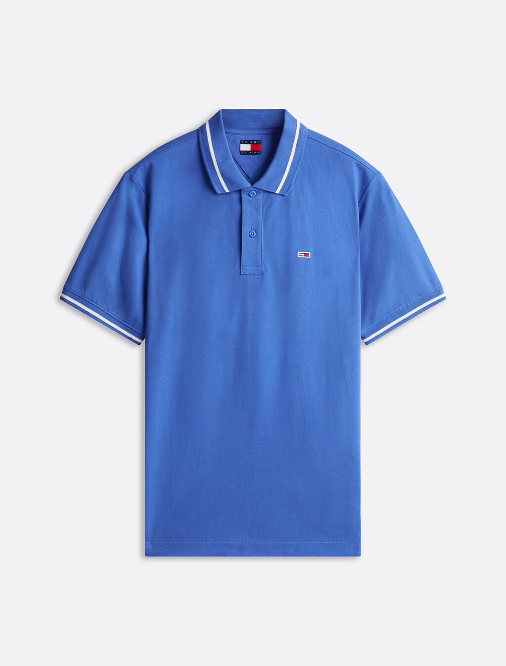 飾邊衣領 Polo 衫, Tempo Blue, hi-res