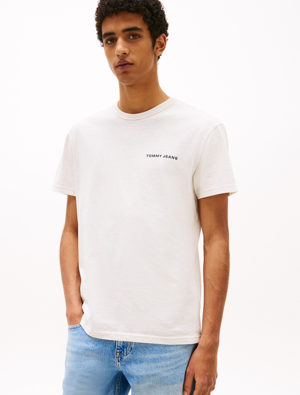 Back Graphic Logo T-Shirt, Oat Marl Htr, hi-res
