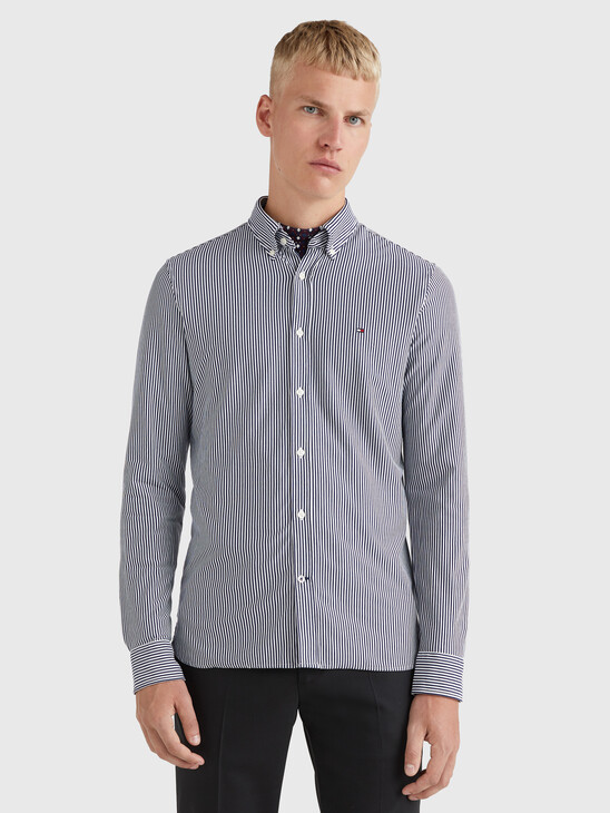 1985 COLLECTION SLIM FIT STRIPE SHIRT