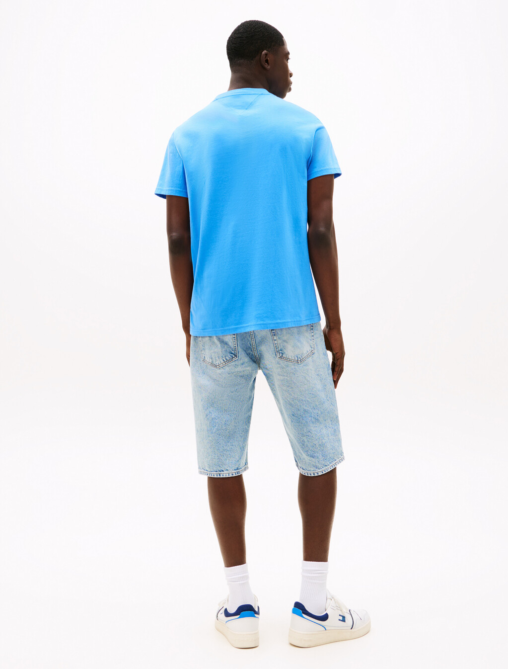 Stack Logo Slim T-Shirt, Copenhagen Blue, hi-res