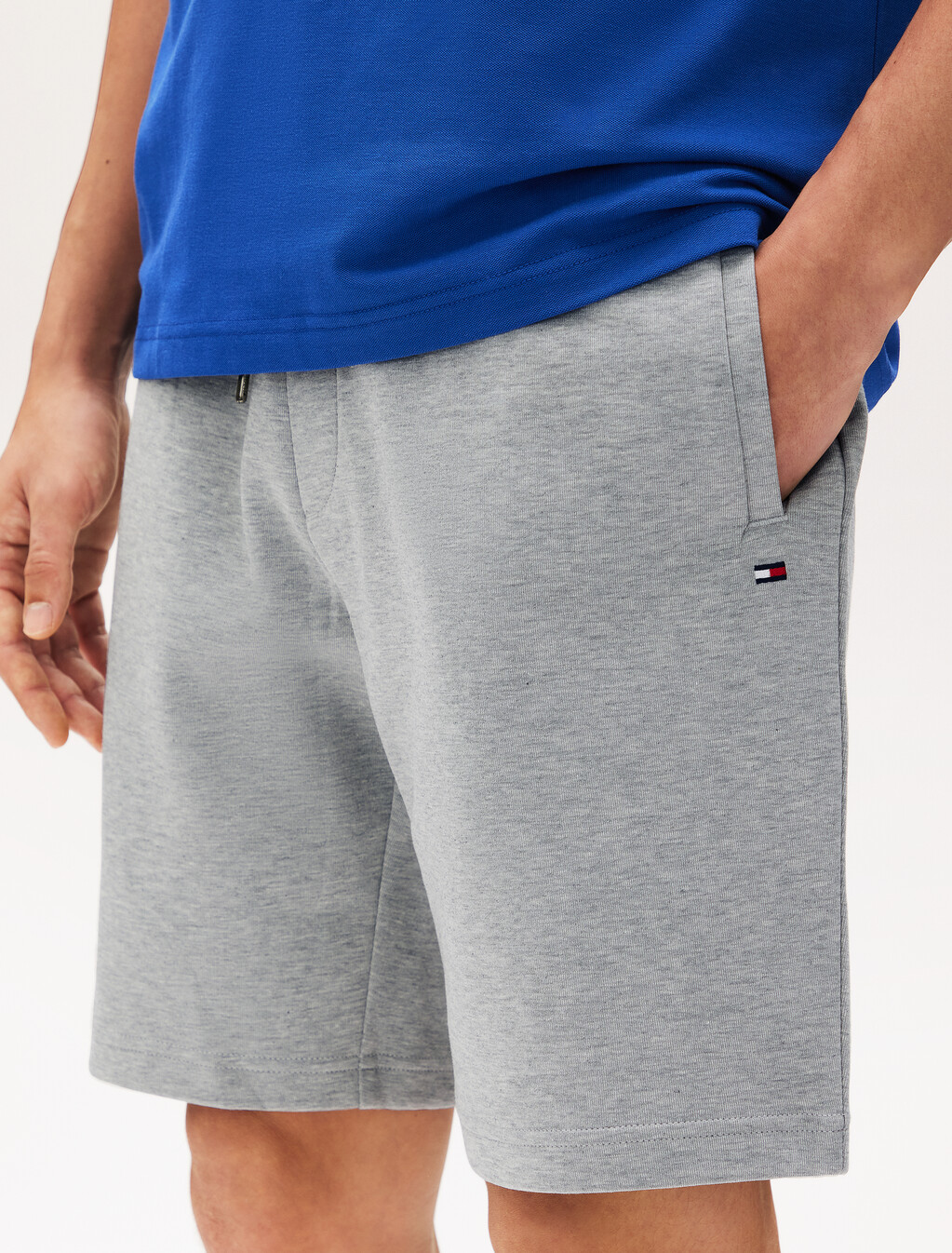 Essential Intechno Sweatshorts, Light Grey Heather, hi-res