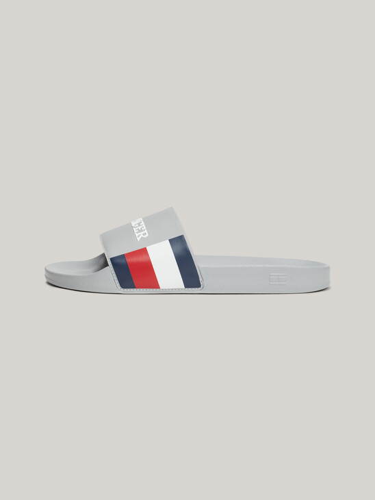 Logo Strap Pool Slides