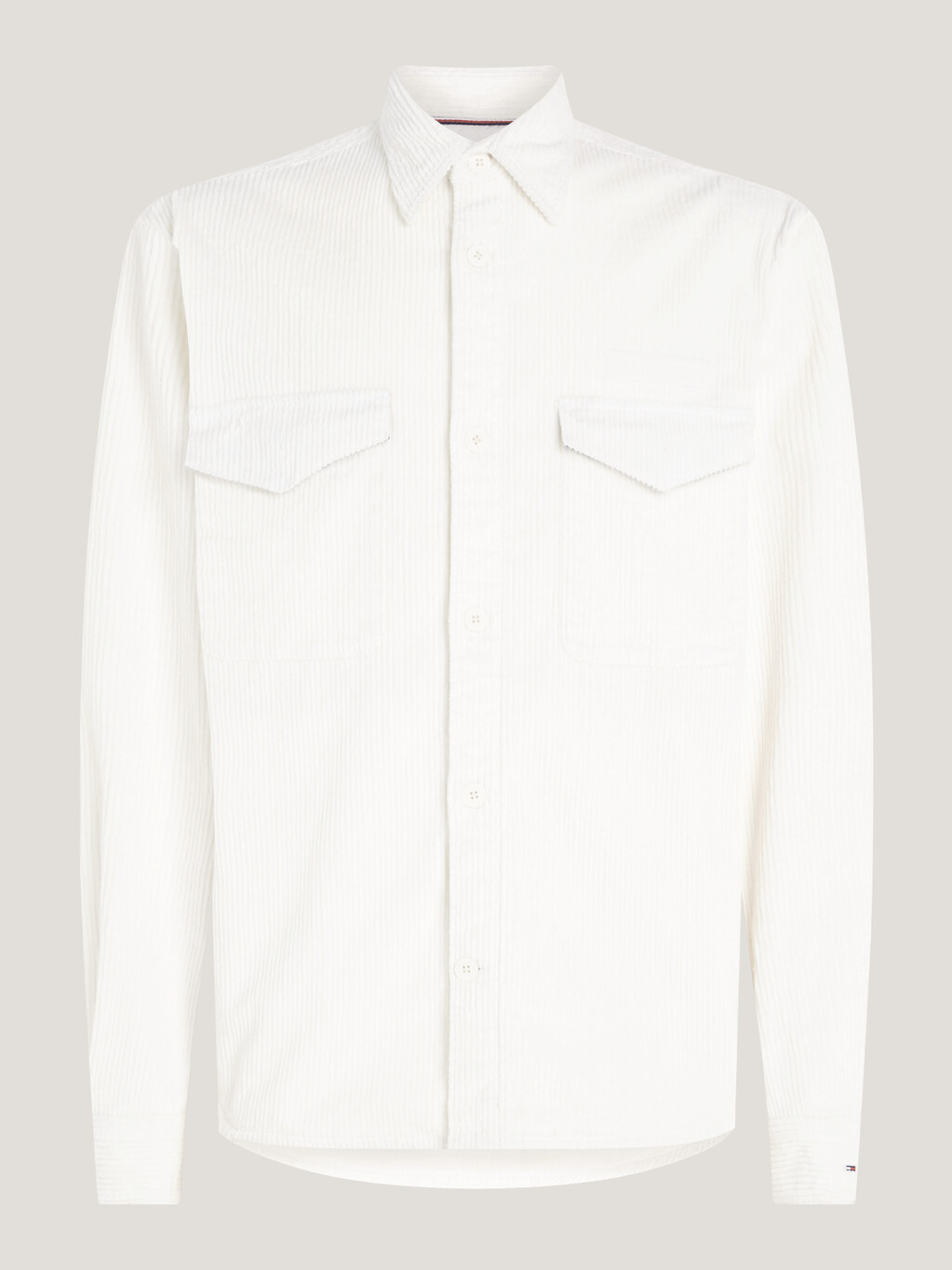 Logo Archive Fit Corduroy Overshirt, Ancient White, hi-res