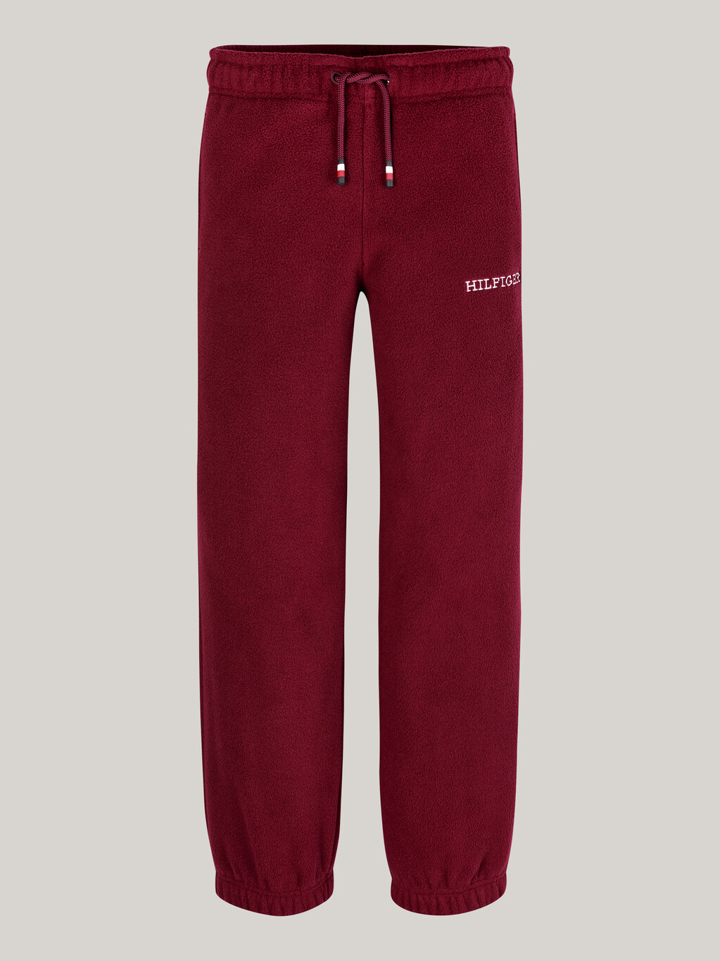 Hilfiger Monotype Polar Fleece Joggers, Deep Rouge, hi-res