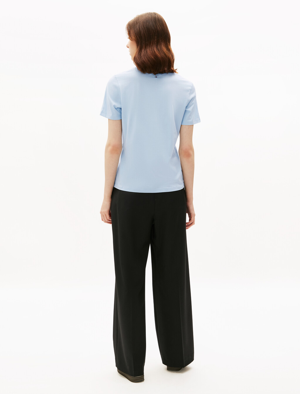 Contrast Flag T-Shirt, Breezy Blue, hi-res
