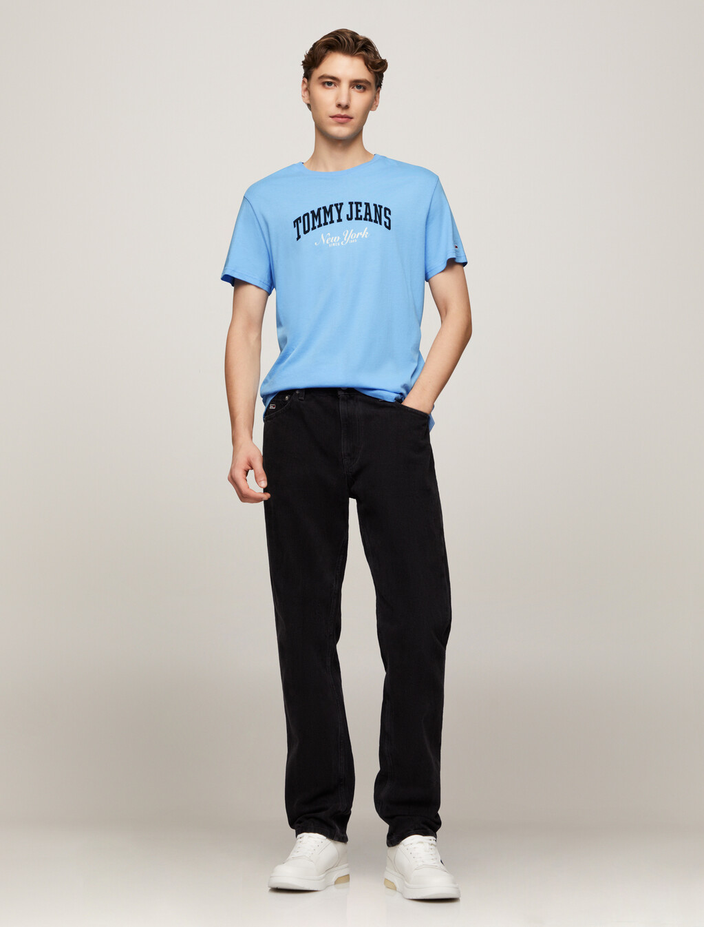 Varsity Logo Slim T-Shirt, Sugarplum Blue, hi-res