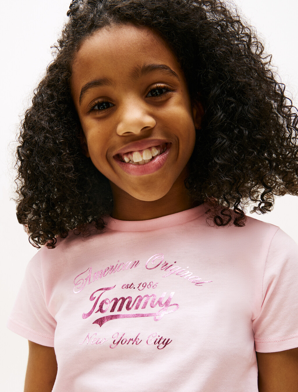 TOMMY SCRIPT TEE SSLight Pink, Light Pink, hi-res