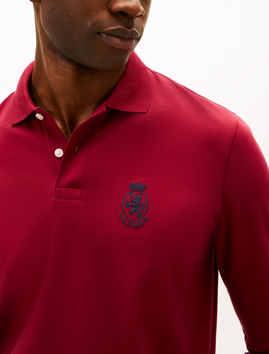 TH Crest Regular Fit Polo Shirt, Rouge, hi-res