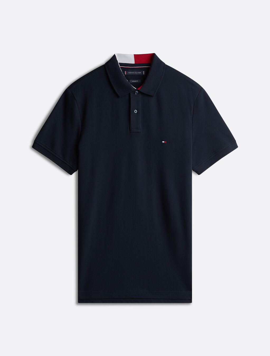 拼色翻領 Polo 衫, Desert Sky, hi-res