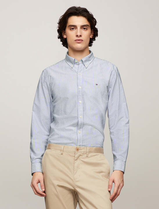 Stripe Organic Cotton Oxford Shirt