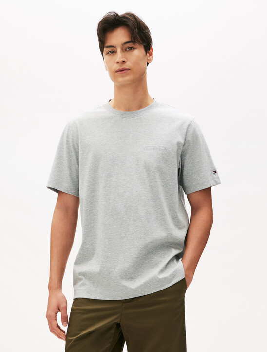 Hilfiger 壓花標誌 T 恤