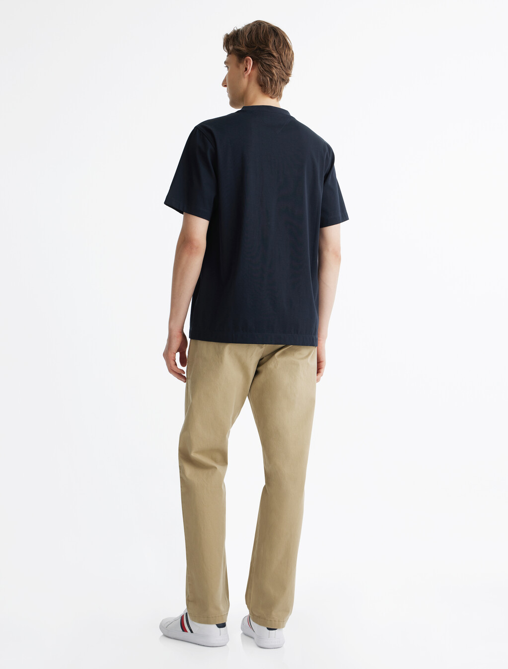 Embossed Hilfiger T-Shirt, Desert Sky, hi-res