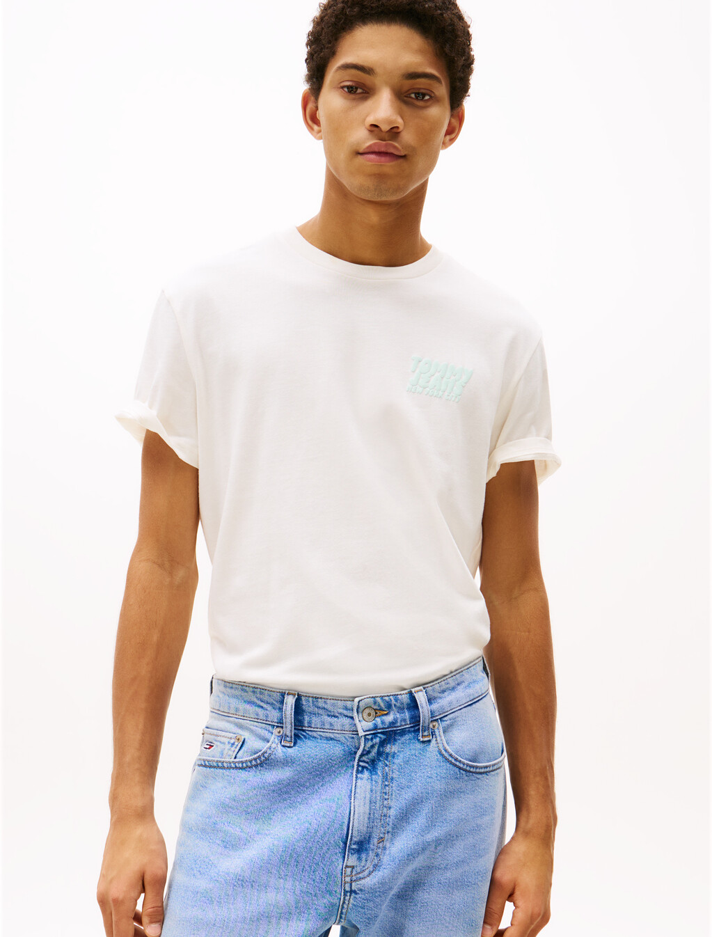 Bubble Logo Back Graphic T-Shirt, Ancient White, hi-res