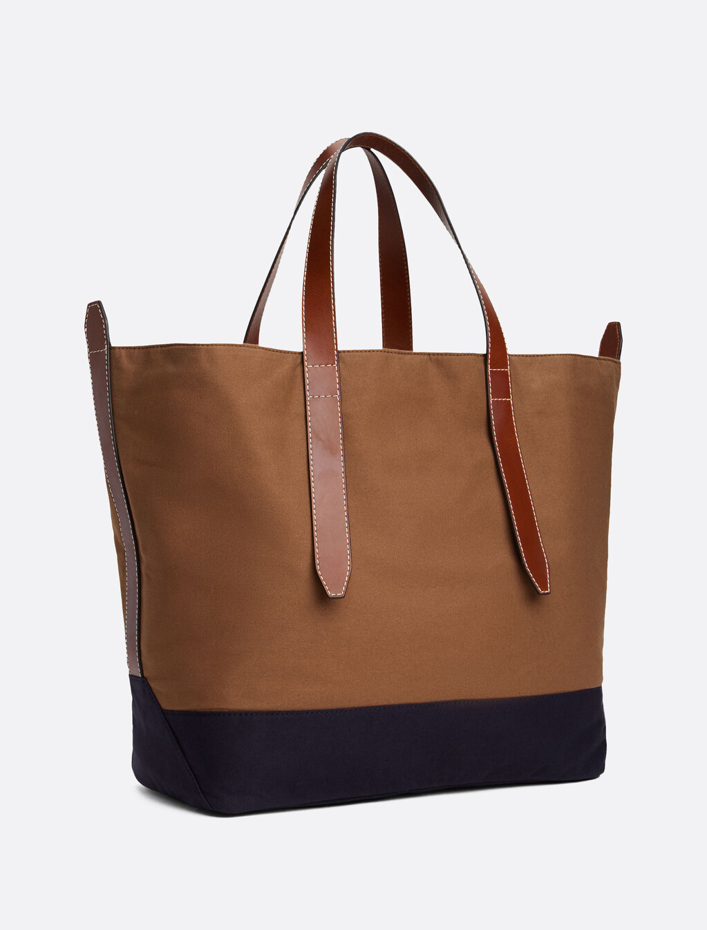 The Runway Collection Canvas Tote Bag, Rooted Brown, hi-res