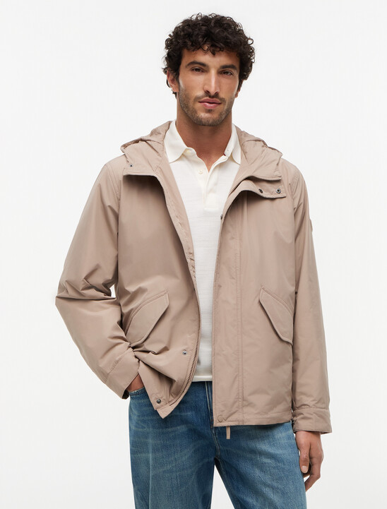 印花圖案平紋長袖 T 恤