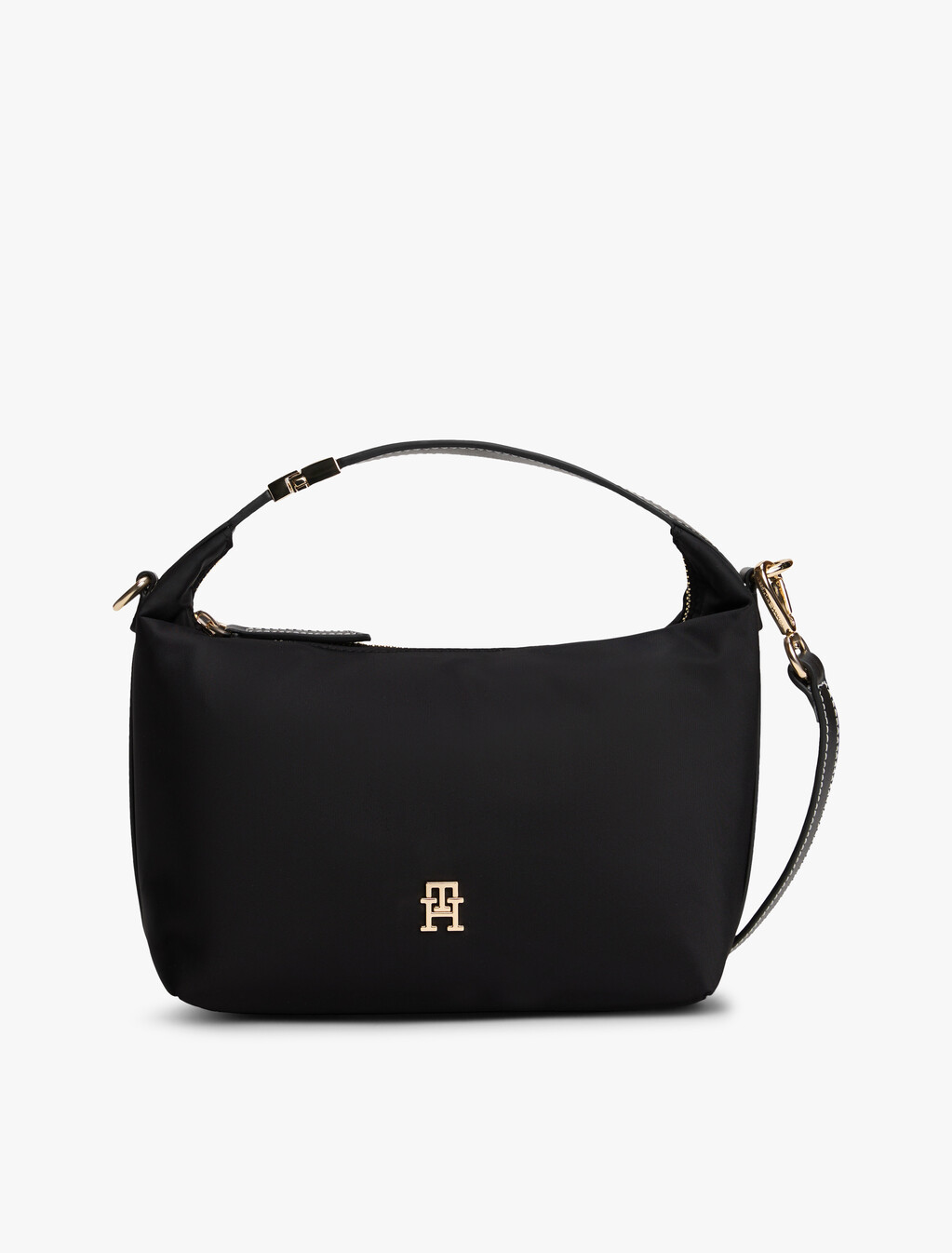 TH Monogram Plaque Crossbody Bag, Black, hi-res