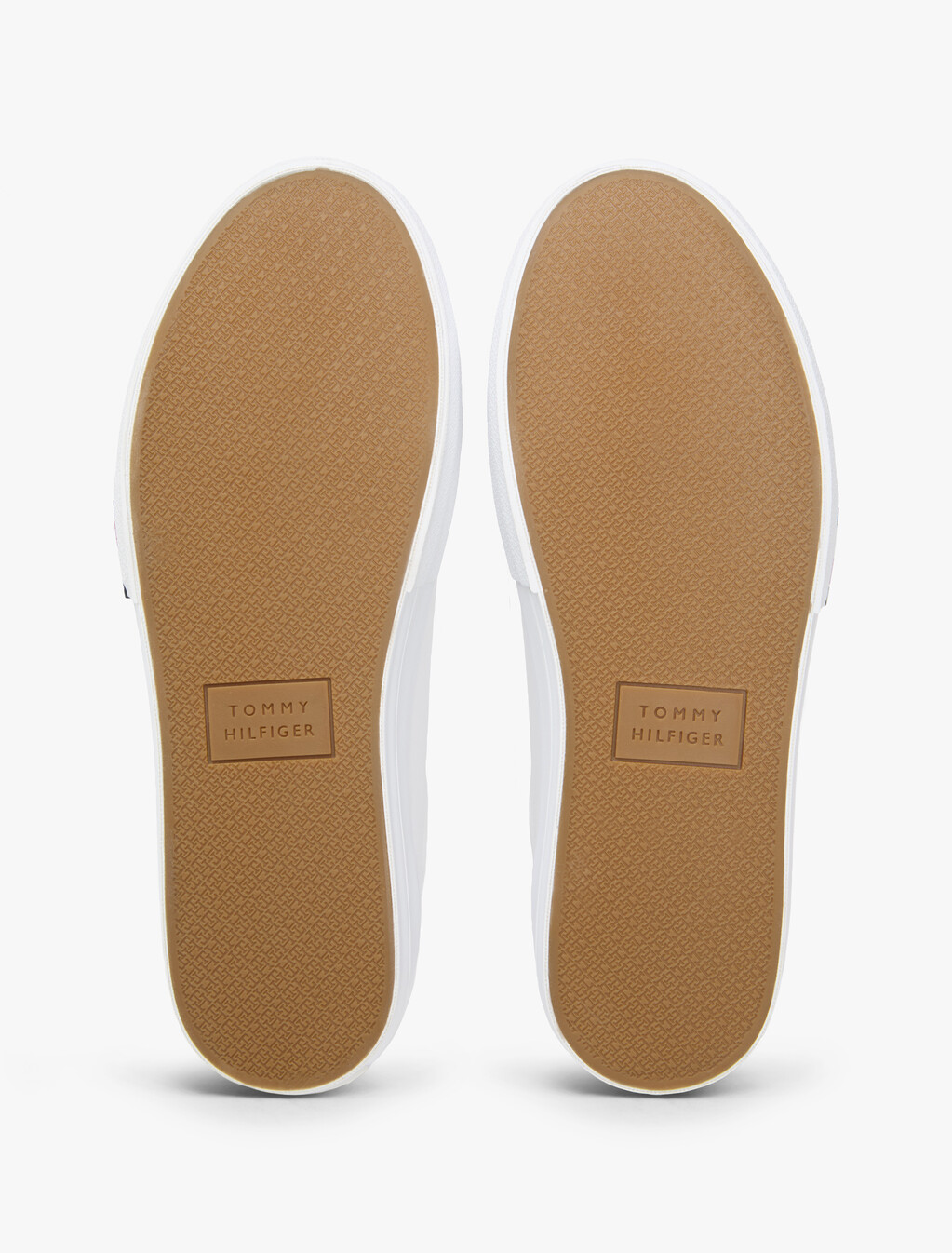 Contrast Midsole Debossed Leather Trainers, White, hi-res