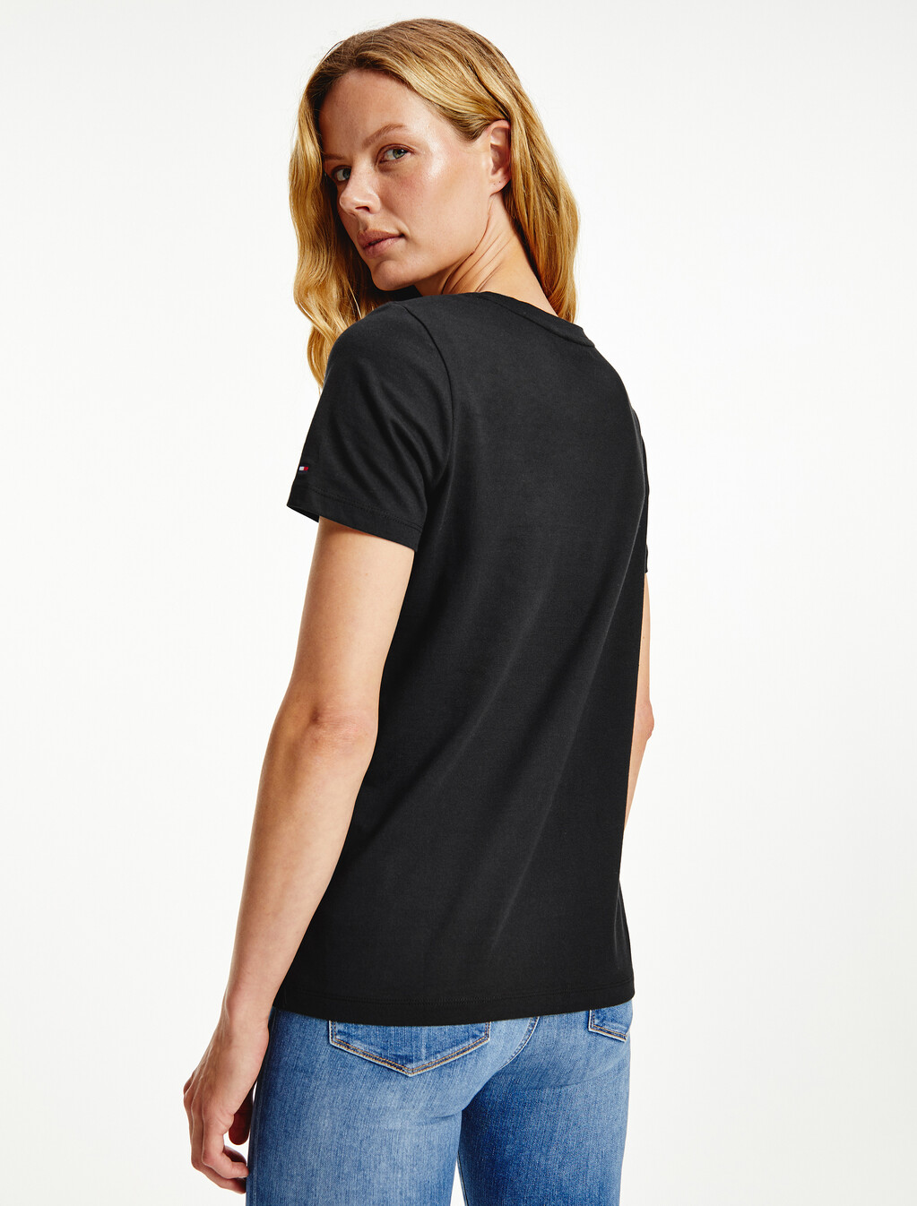 Organic Cotton Logo T-Shirt, Black, hi-res