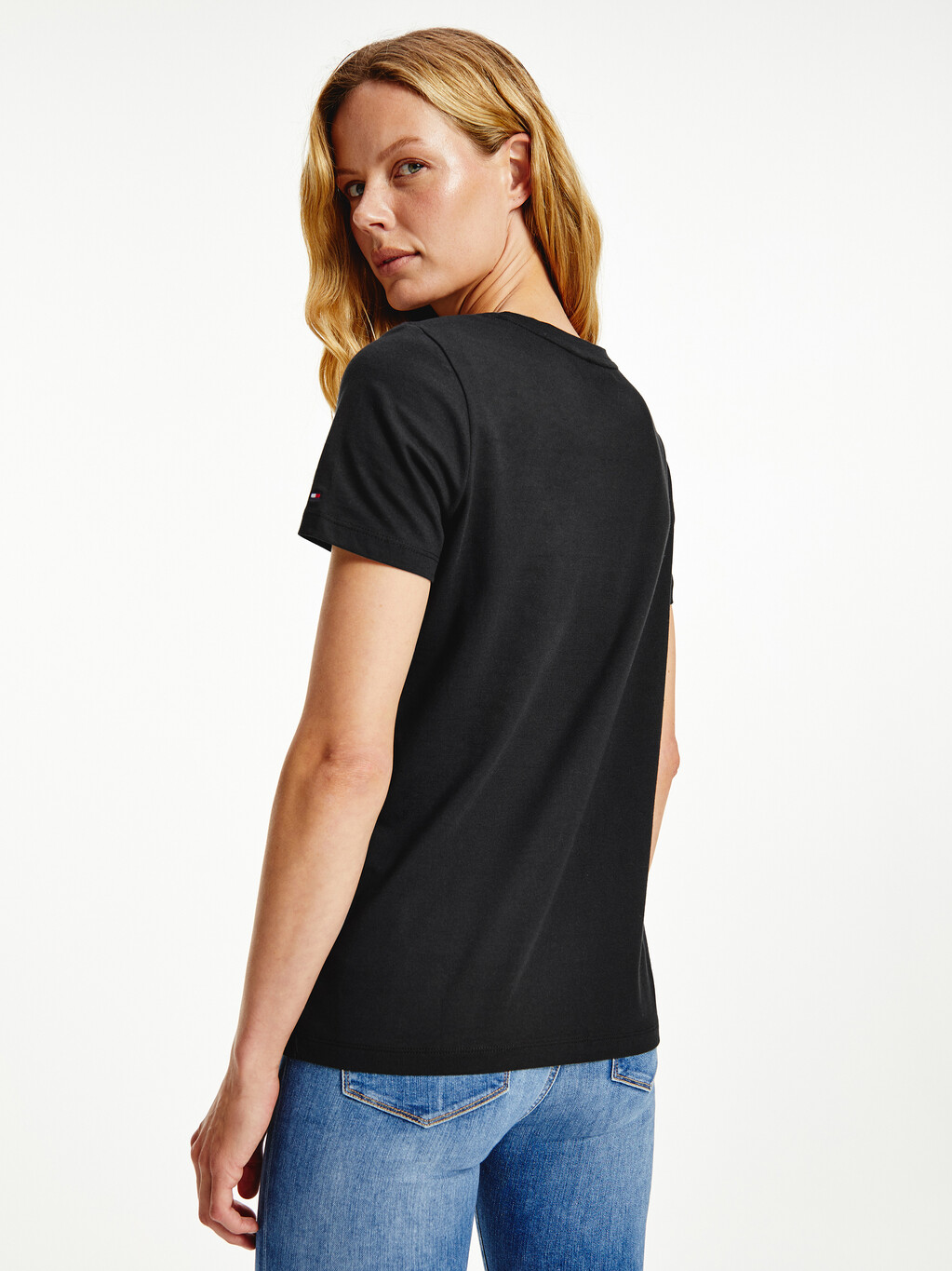 Organic Cotton Logo T-Shirt, Black, hi-res