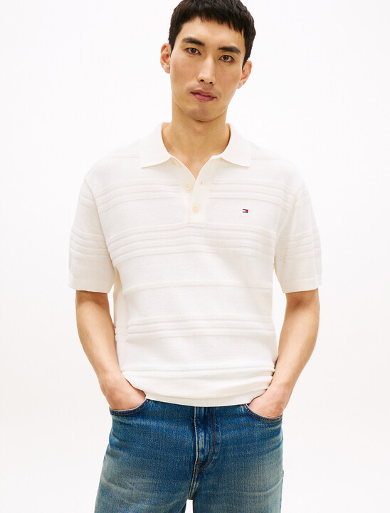 Cotton Blend Short Sleeve Polo