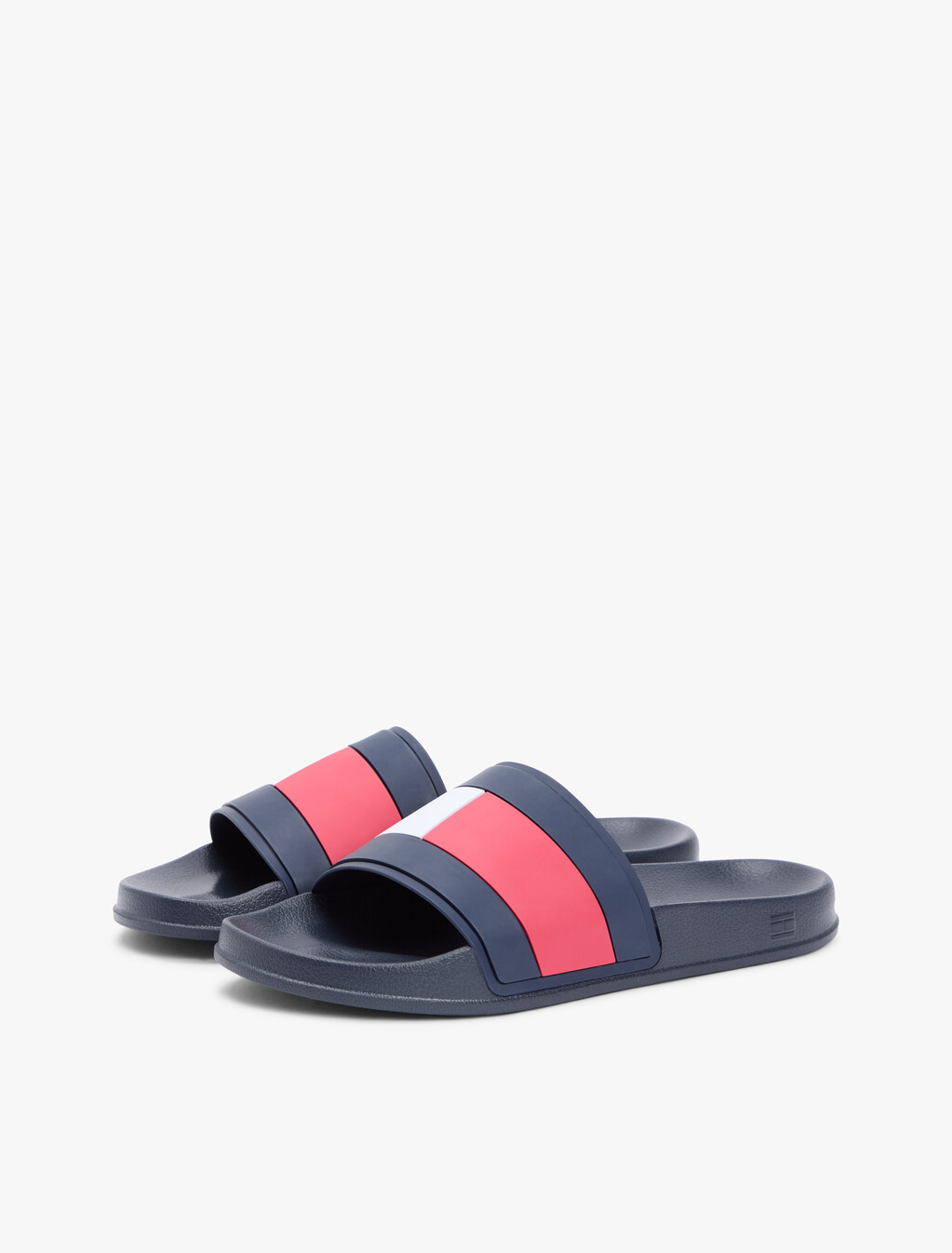 Flag Strap Pool Slides, Desert Sky, hi-res