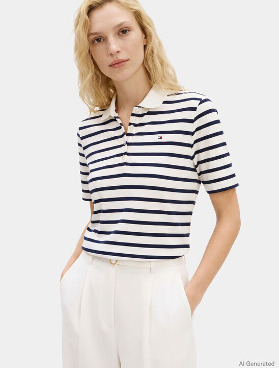 1985 Collection Flag Embroidery Regular Polo