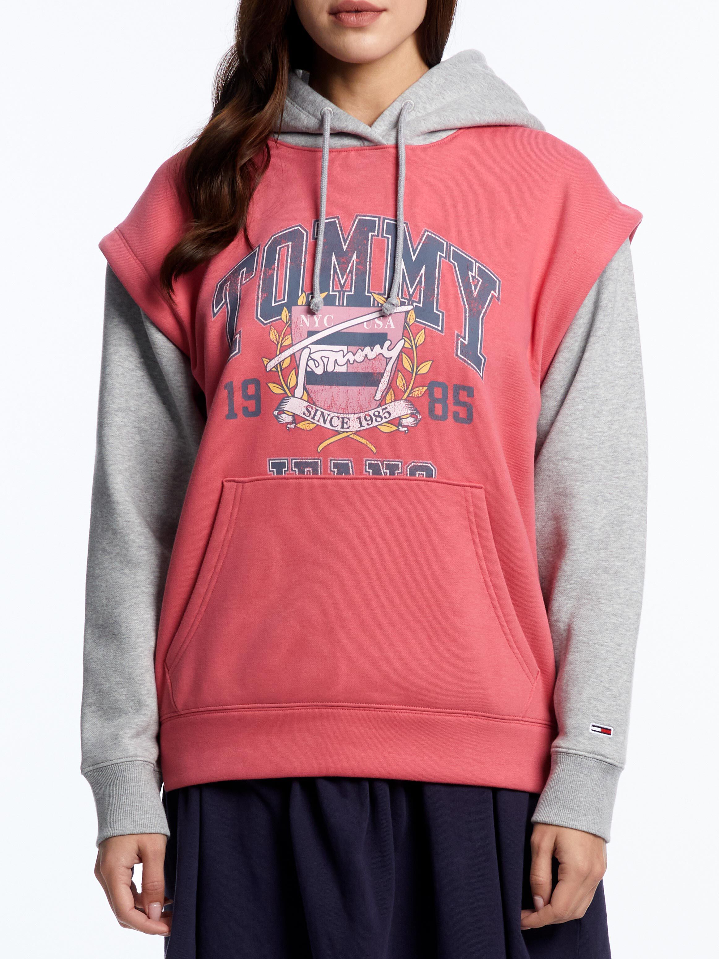 tommy hilfiger cropped hoodie