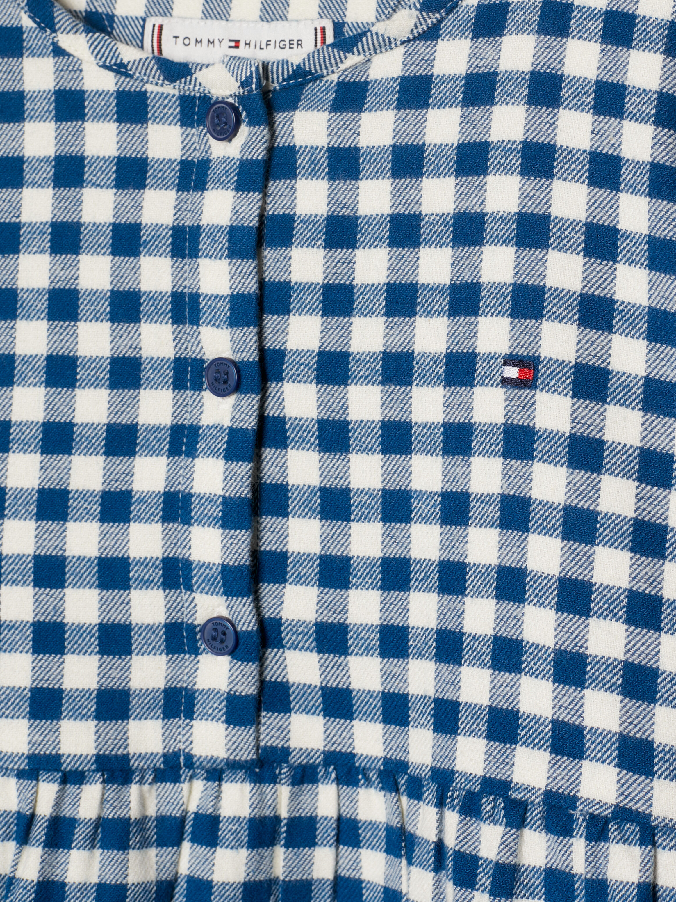 Blue gingham hotsell flare skirt