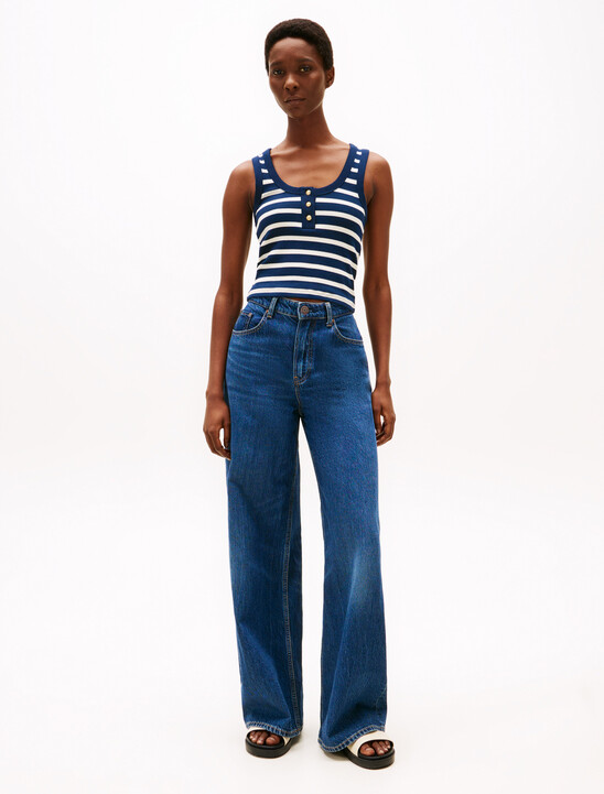 Henley Slim Tank Top