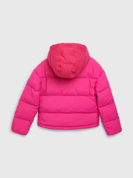 HOODED PADDED PUFFER JACKET