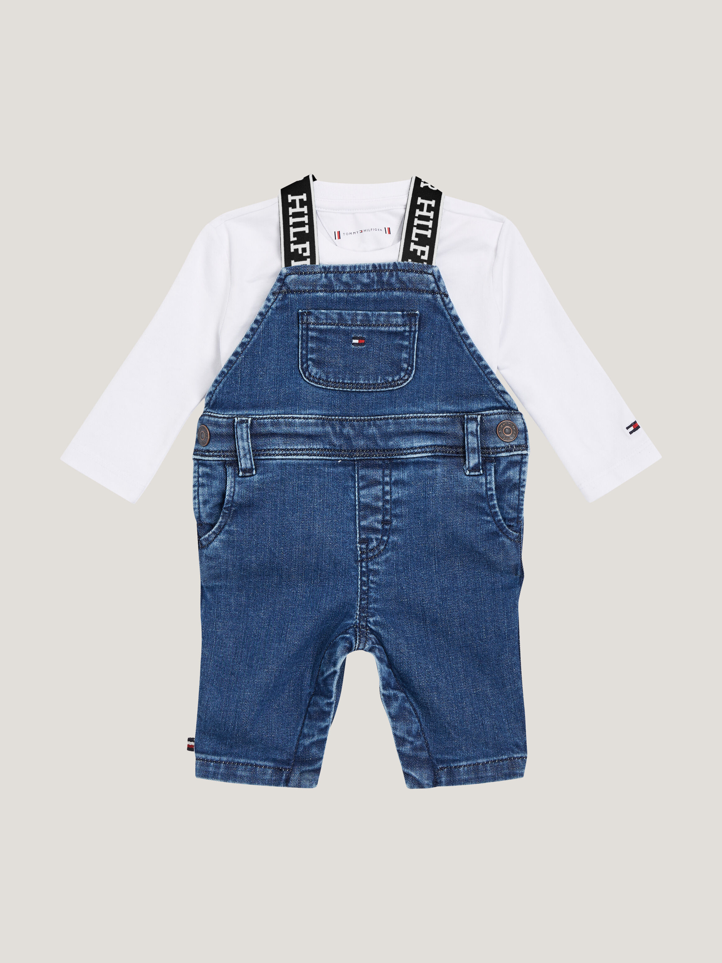 Baby Denim Dungaree Dress Set