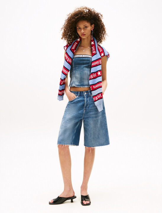 Tommy Girl 寬鬆牛仔短褲