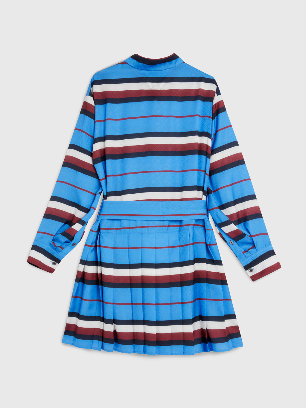 Crest Stripe Relaxed Fit Shirt Dress, Iconic Blue, hi-res