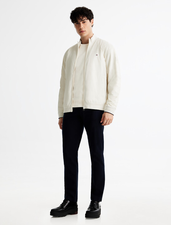 Rope Logo Interlock Sweatshirt, Ivory Petal Rope Logo Interlock Sweatshirt