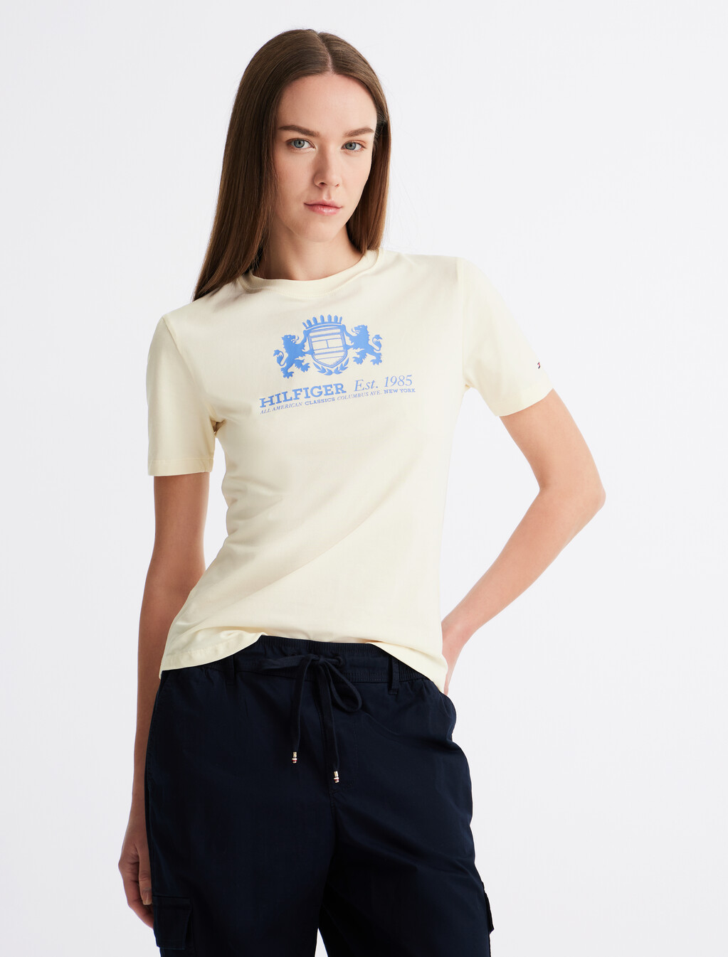 Varsity Slim T-Shirt, Calico, hi-res