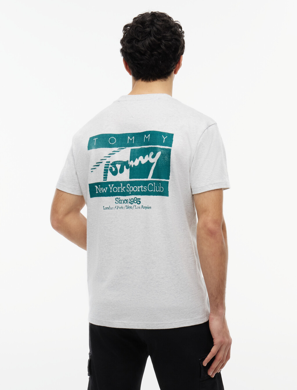 Flag Graphic Print T-Shirt, Ice Grey Heather, hi-res