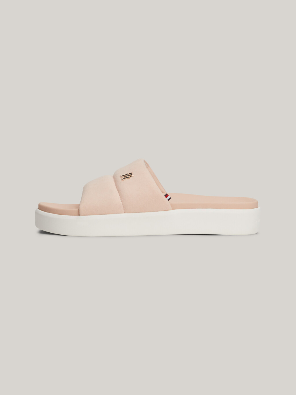 Casual Chic Platform Pool Slides, Pink Bloom, hi-res