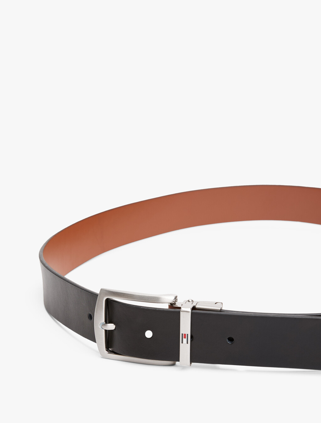 Reversible Leather Belt, Cognac / Black, hi-res