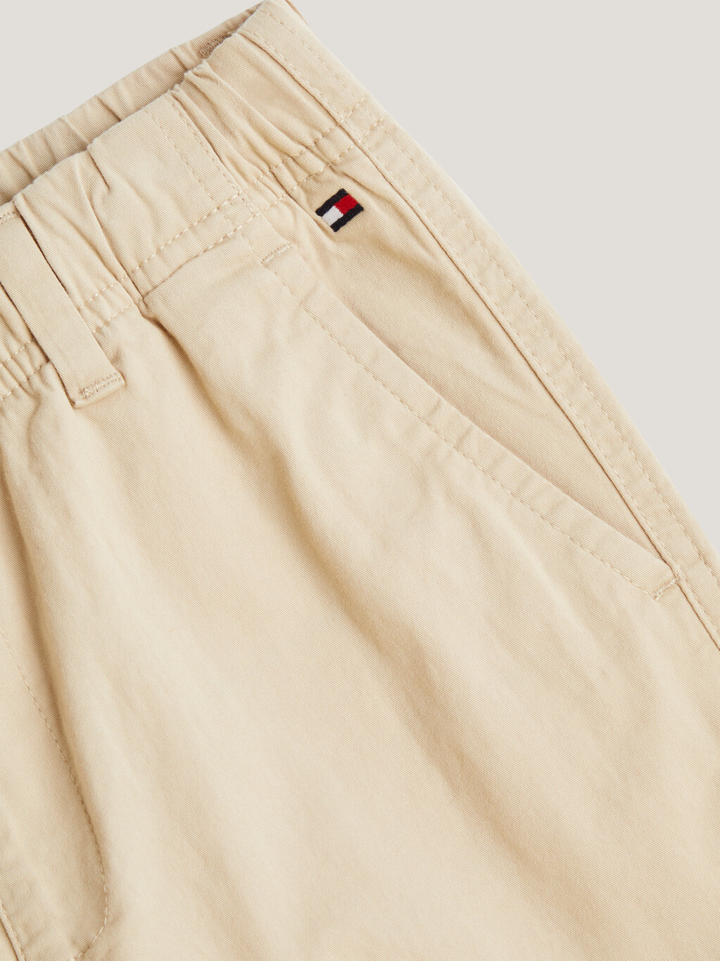 男童裝棉質斜紋長褲, White Clay, hi-res