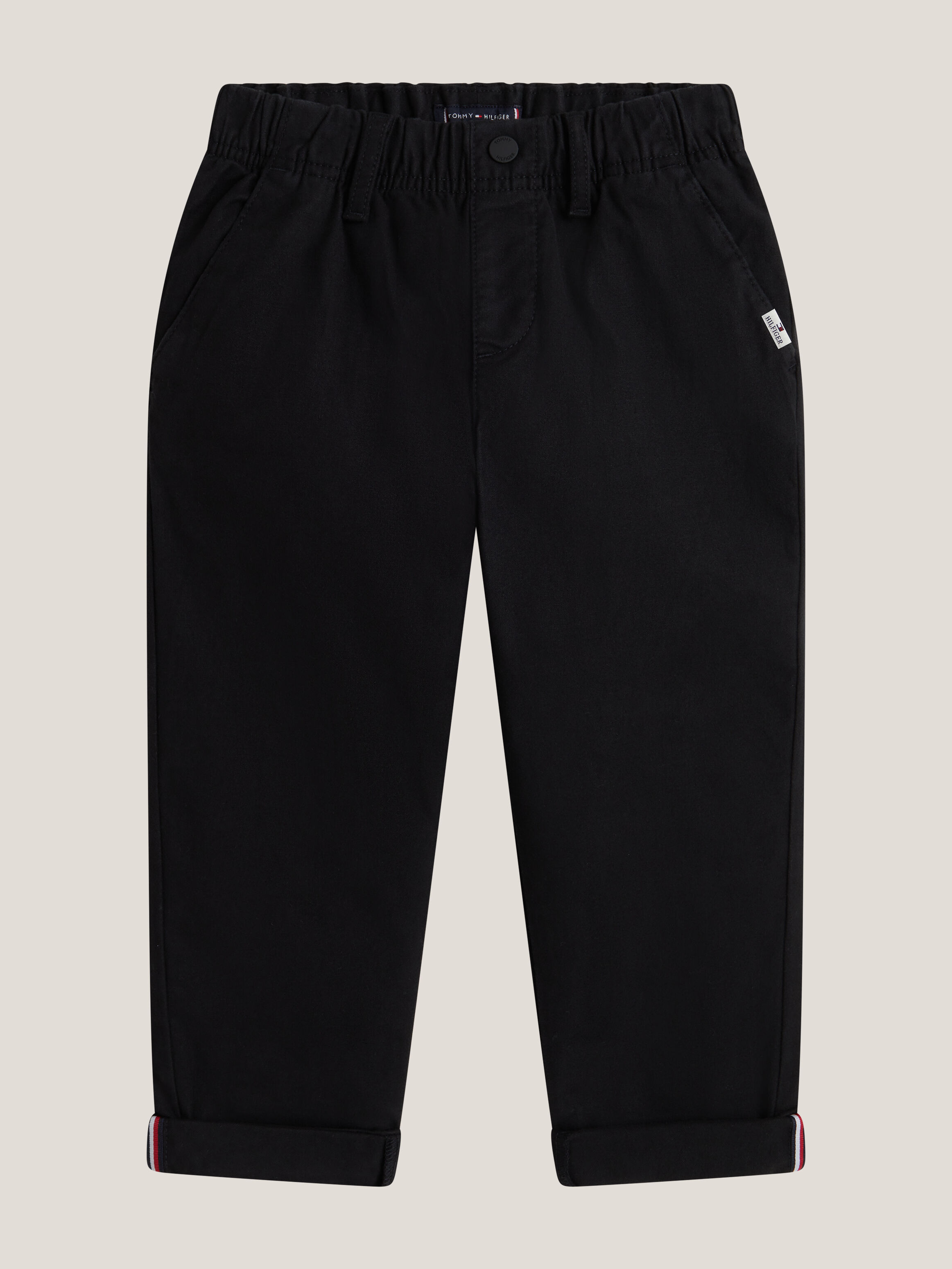 Tommy hilfiger black pants discount