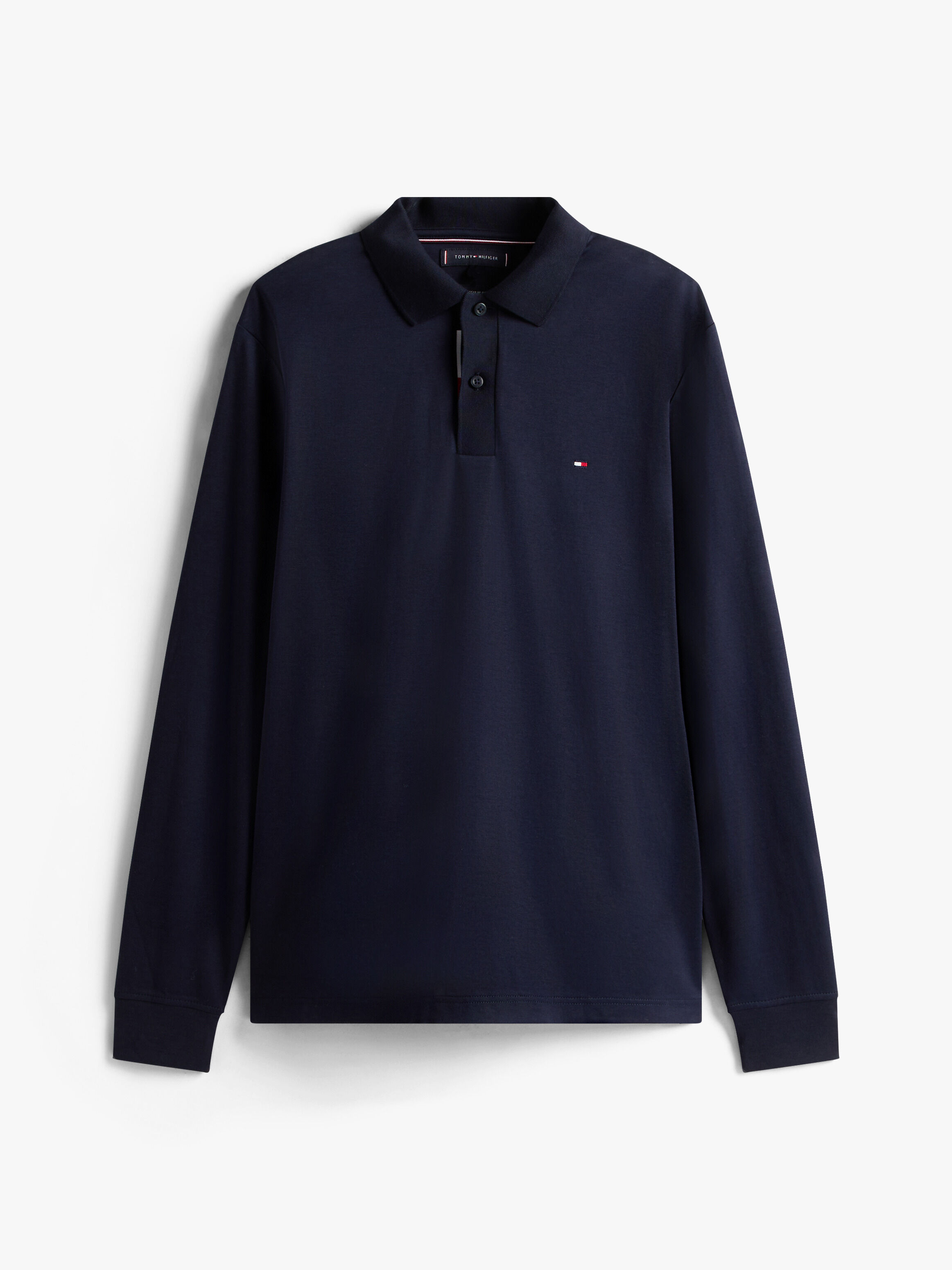 Mercerized Jacquard Polo | blue | Tommy Hilfiger Hong Kong
