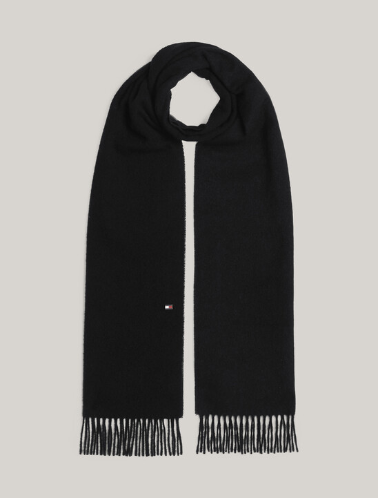 Cashmere Enamel Flag Fringed Scarf