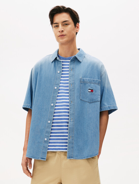 Crest Denim Overshirt