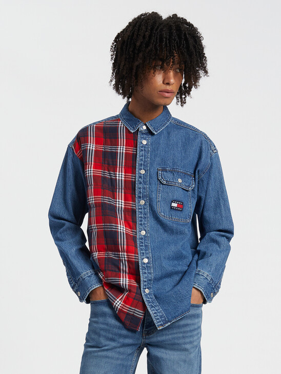 Quilted Denim Overshirt