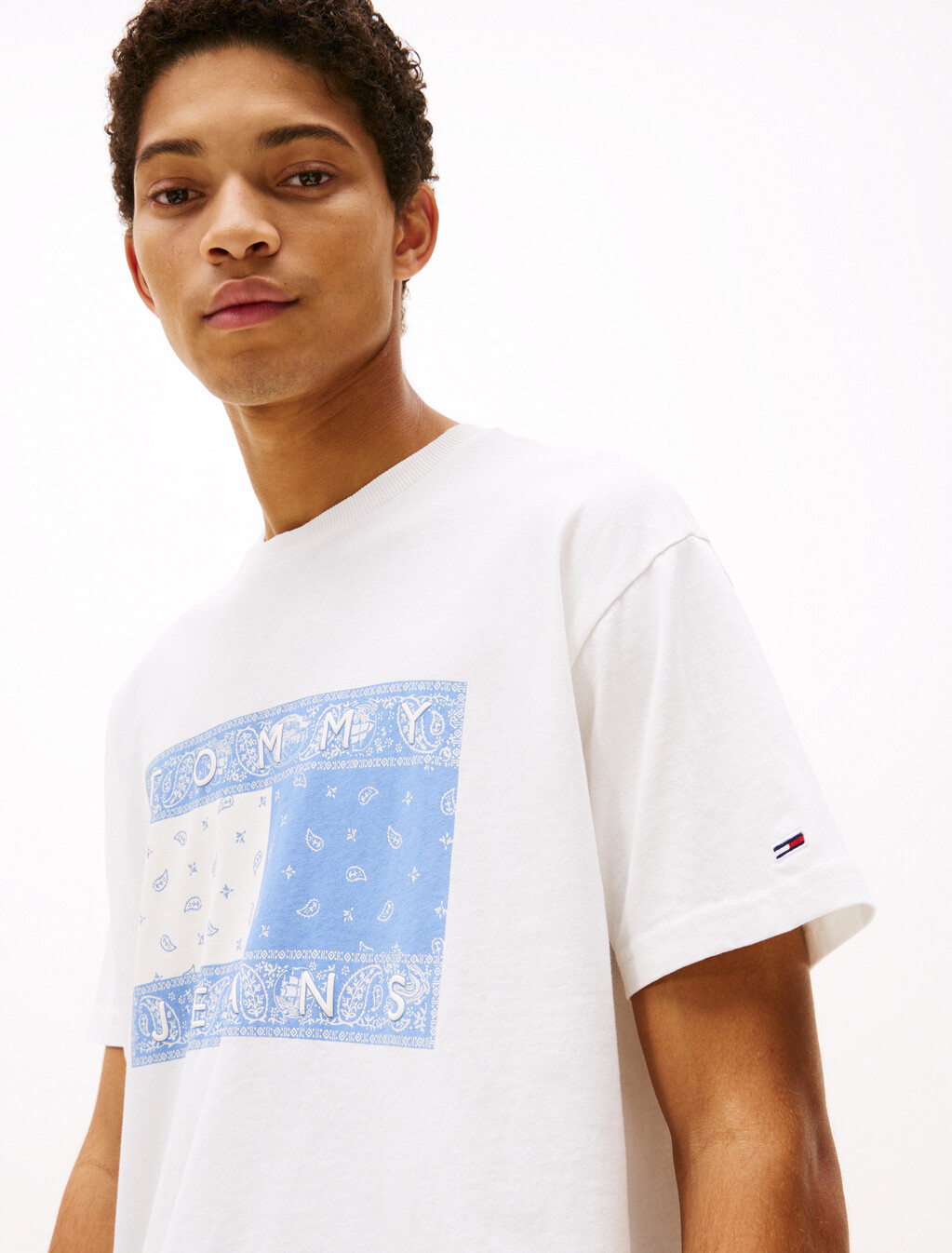 Paisley Logo Relaxed T-Shirt, Ecru, hi-res