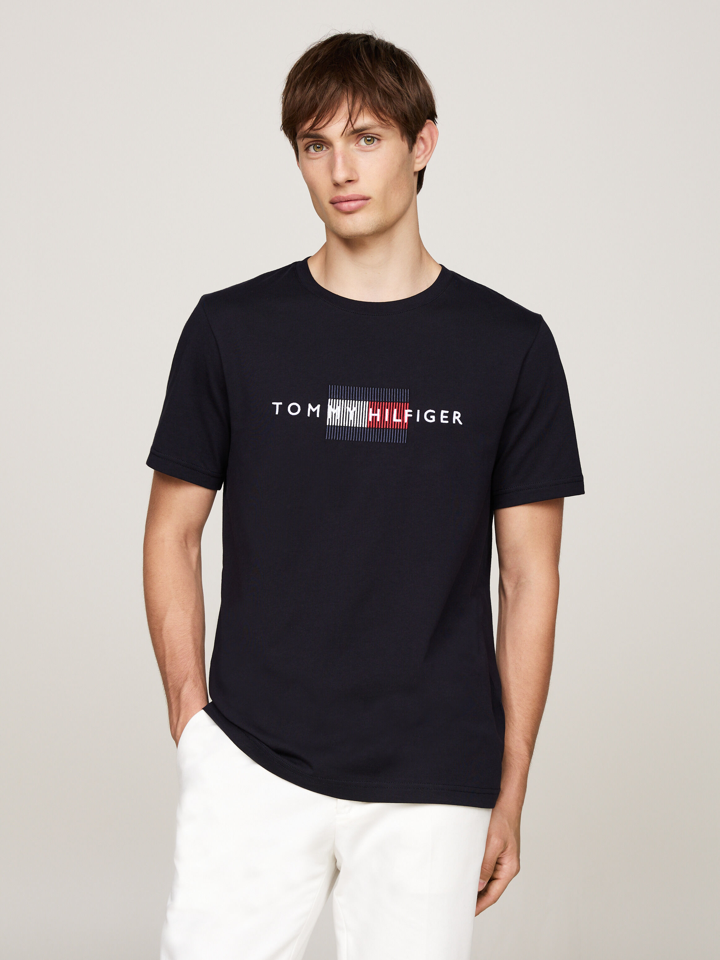 Tommy hilfiger logo shirts top